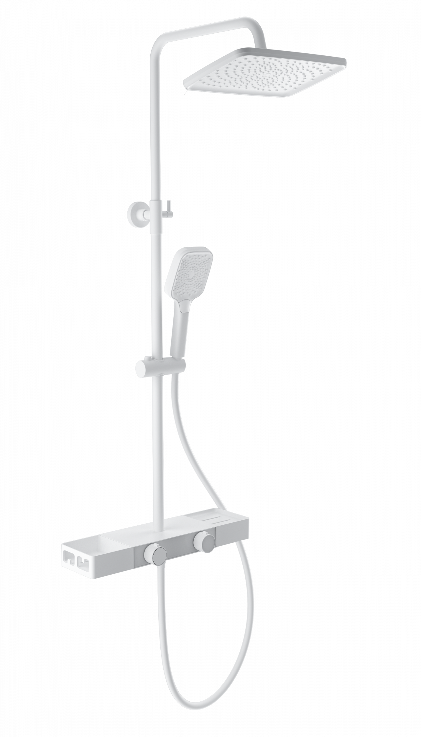 

Душевая стойка Wonzon & Woghand WW-B3552-MW матовая белая
