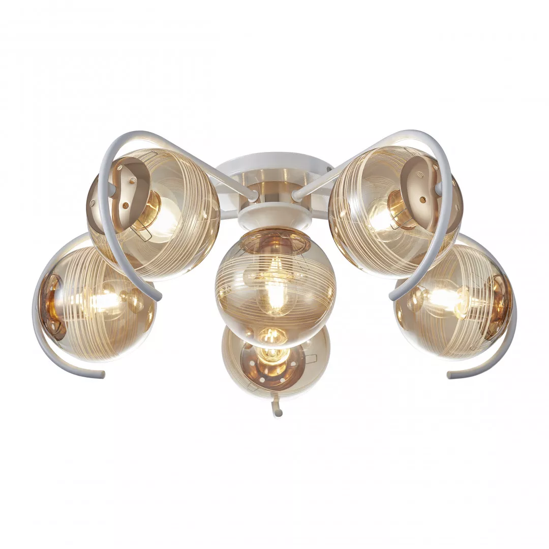

Потолочная люстра Arte Milano Amalfi 326208/5+1 WH+FG
