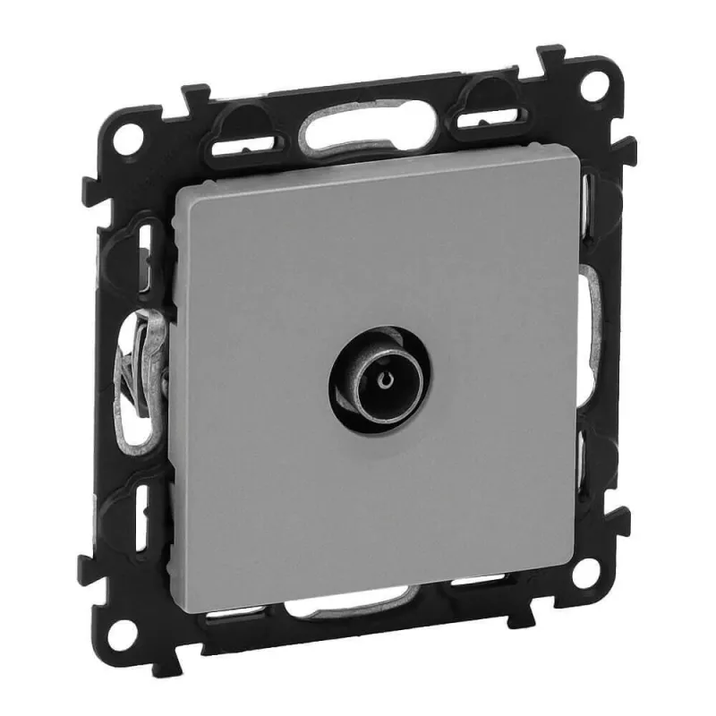 

Розетка TV проходная Legrand Valena Life алюминий 753661