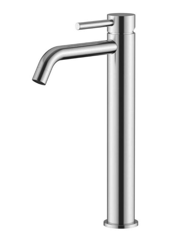 

Смеситель для раковины высокий Knotlor SS-21, сатин