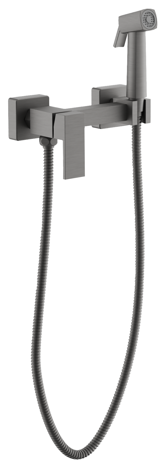 

Гигиенический душ BELZ B806 B55806-3 со смесителем, оружейная сталь