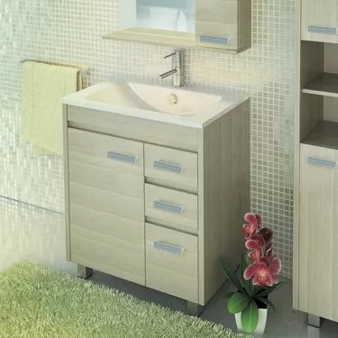 

Тумба с раковиной Comforty Марио 75, напольная, сосна лоредо