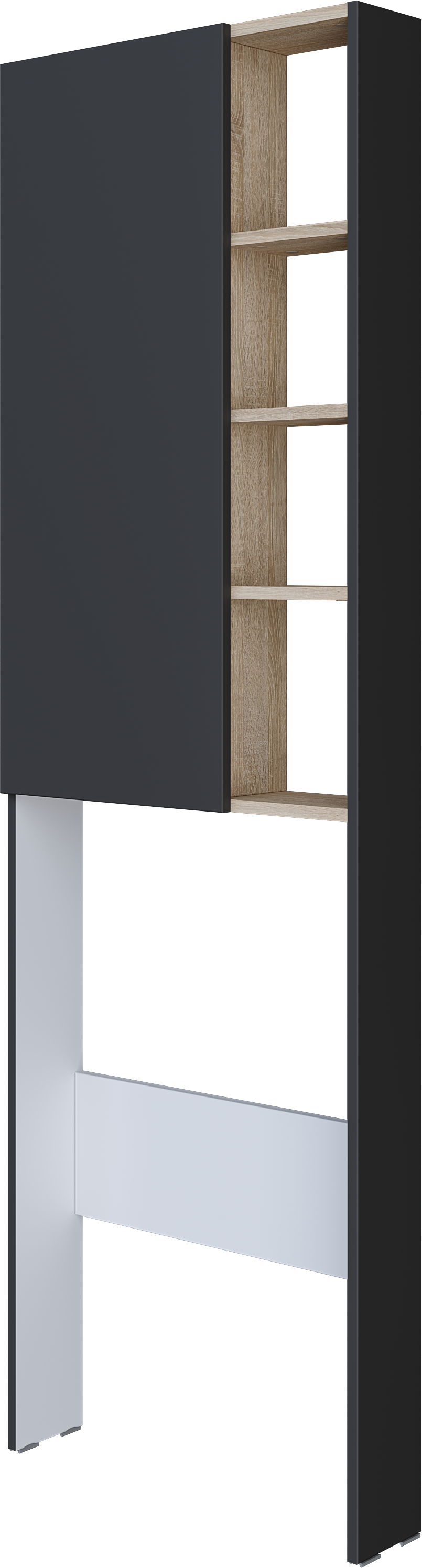 

Шкаф в туалет 1MarKa Gaula 60Н черный