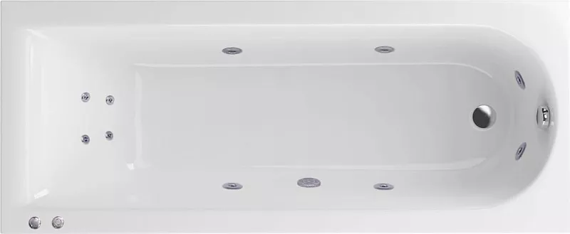 

Акриловая ванна Actima Aurum Slim 150х70 белая с гидромассажем