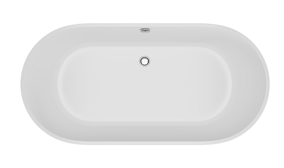 

Ванна из литьевого мрамора Delice Olivia 165х80 белый