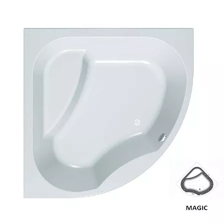 

Акриловая ванна Kolpa San Swan 160х160 с гидромассажем
