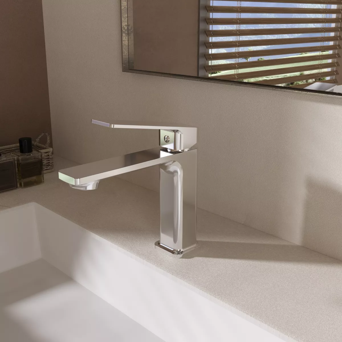 

Смеситель для раковины Vincea Core VBF-4CO1CH, хром