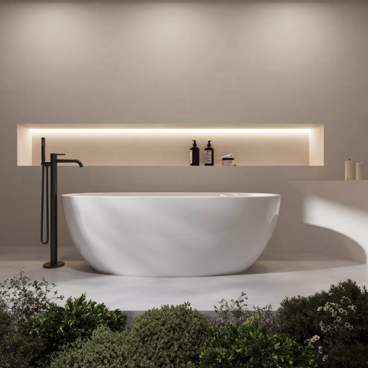 

Ванна акриловая Vincea VBT-601-1700, 170х80х58, щелевой перелив, белый