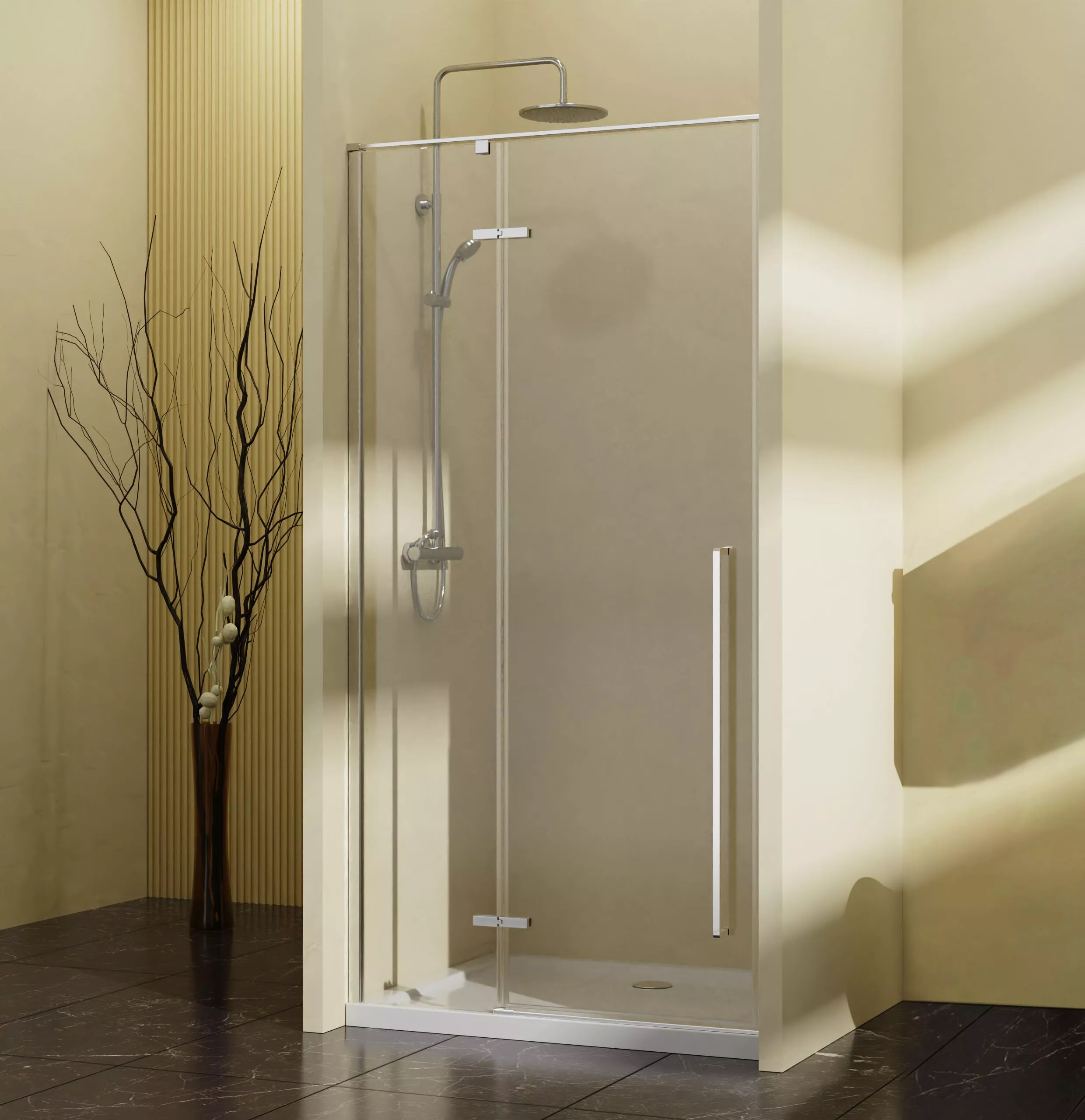 

Душевая дверь Vincea Slim-N VDPH-5SN900CL, 90, хром, стекло прозрачное