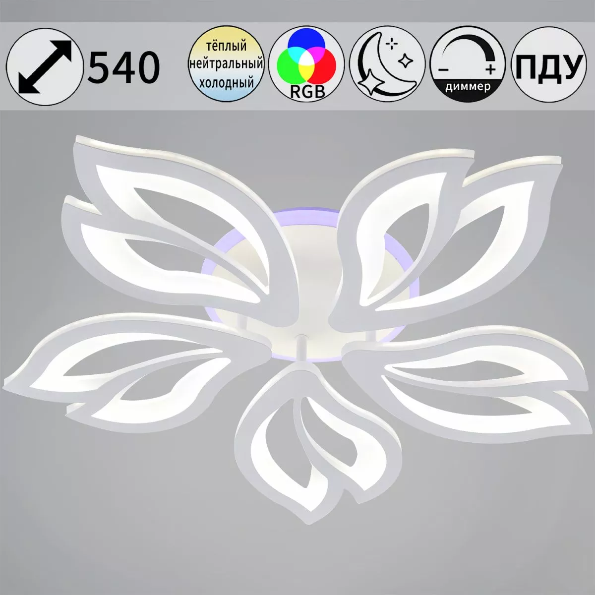 

Потолочная люстра Reluce 85162-0.3-5C