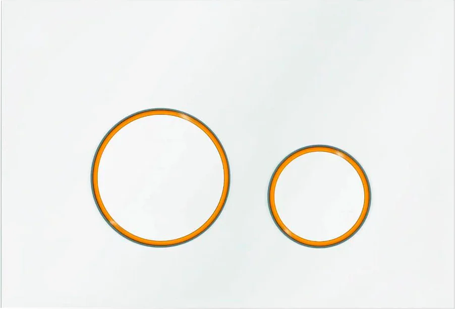 

Клавиша смыва Veconi Round Design белый матовый - золото