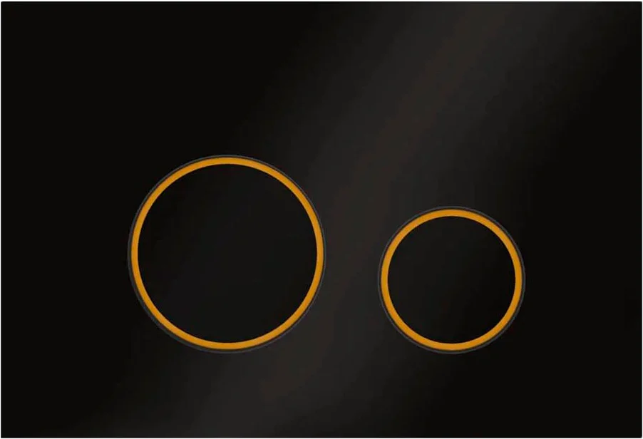 

Кнопка смыва Veconi Round Design VFRD004BLG черная