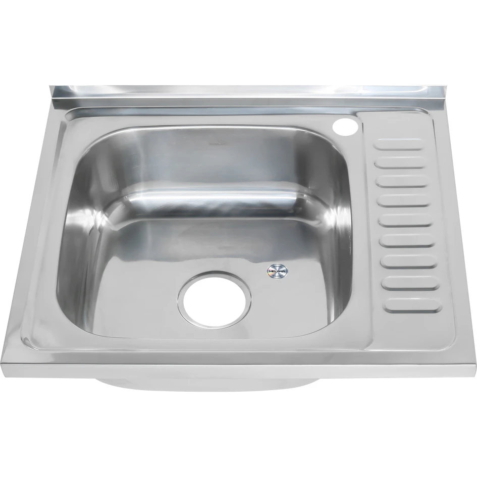 

Мойка кухонная Melana 60х50 L полированная сталь