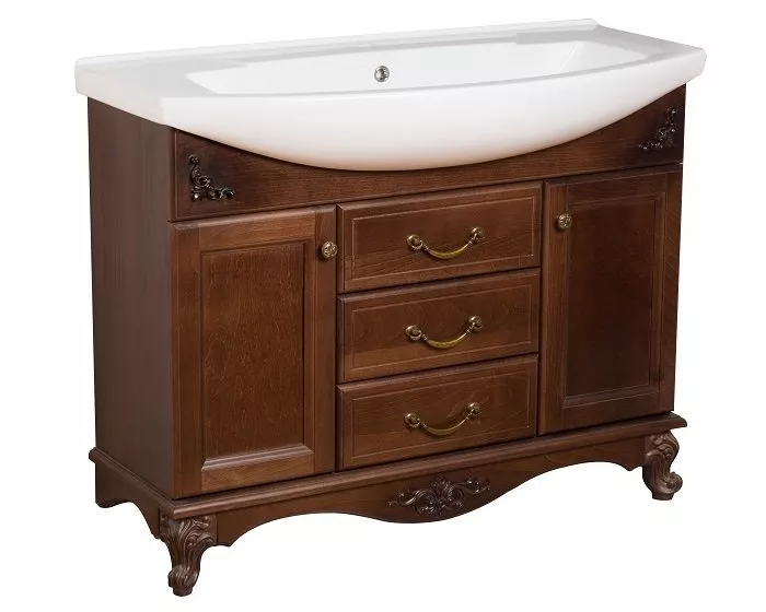 

Тумба под раковину Bas Версаль 104.5 см (МБ00165), Орех