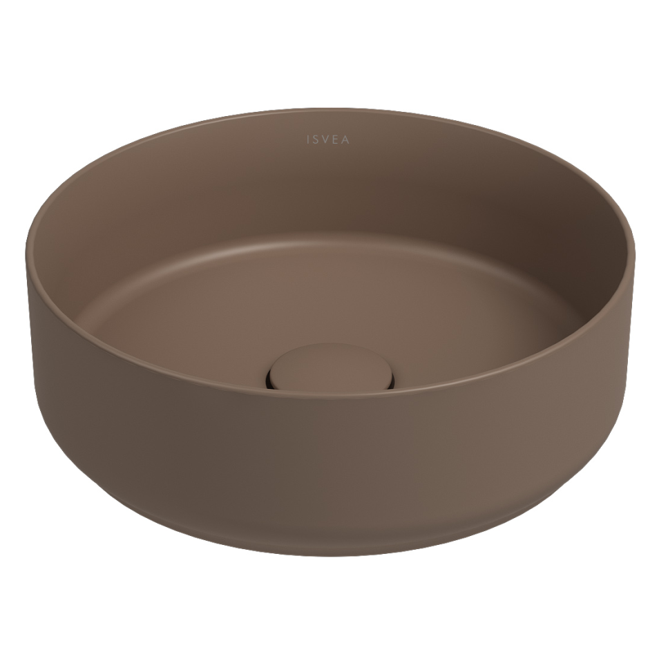 

Раковина накладная ISVEA Infinity 36 коричневый матовый 10NF65036SV-2H