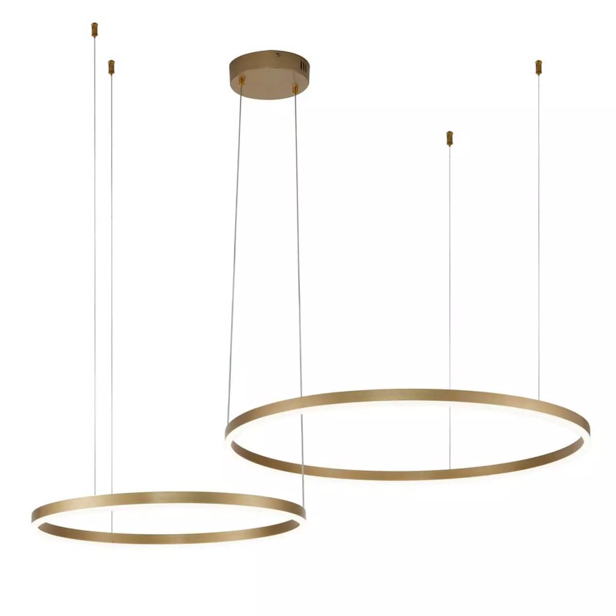 

Подвесной светодиодный светильник Indigo Galass 14001/2P Gold V000011L