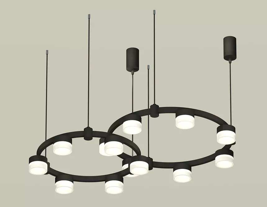 

Комплект подвесного светильника Ambrella Light Techno Ring XR92091002 (A9209x2, C9238, C9232, N8401)