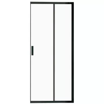Душевая дверь Vincea Garda 90 черная стекло прозрачное