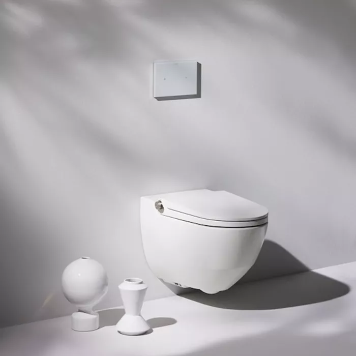 

Laufen Cleanet Riva Унитаз-биде подвесной 600х395х405 мм, безободковый у с пультом дистанц. управления, с сиденьем, c покрытием LCC , цвет белый мат.