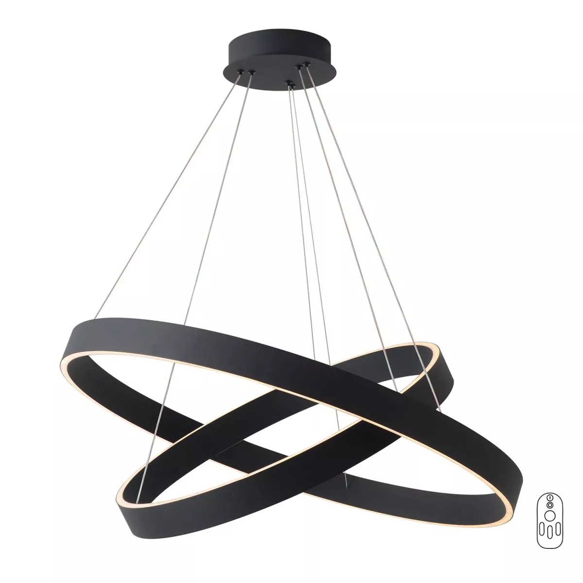 

Подвесная люстра Crystal Lux TRON SP123W LED BLACK