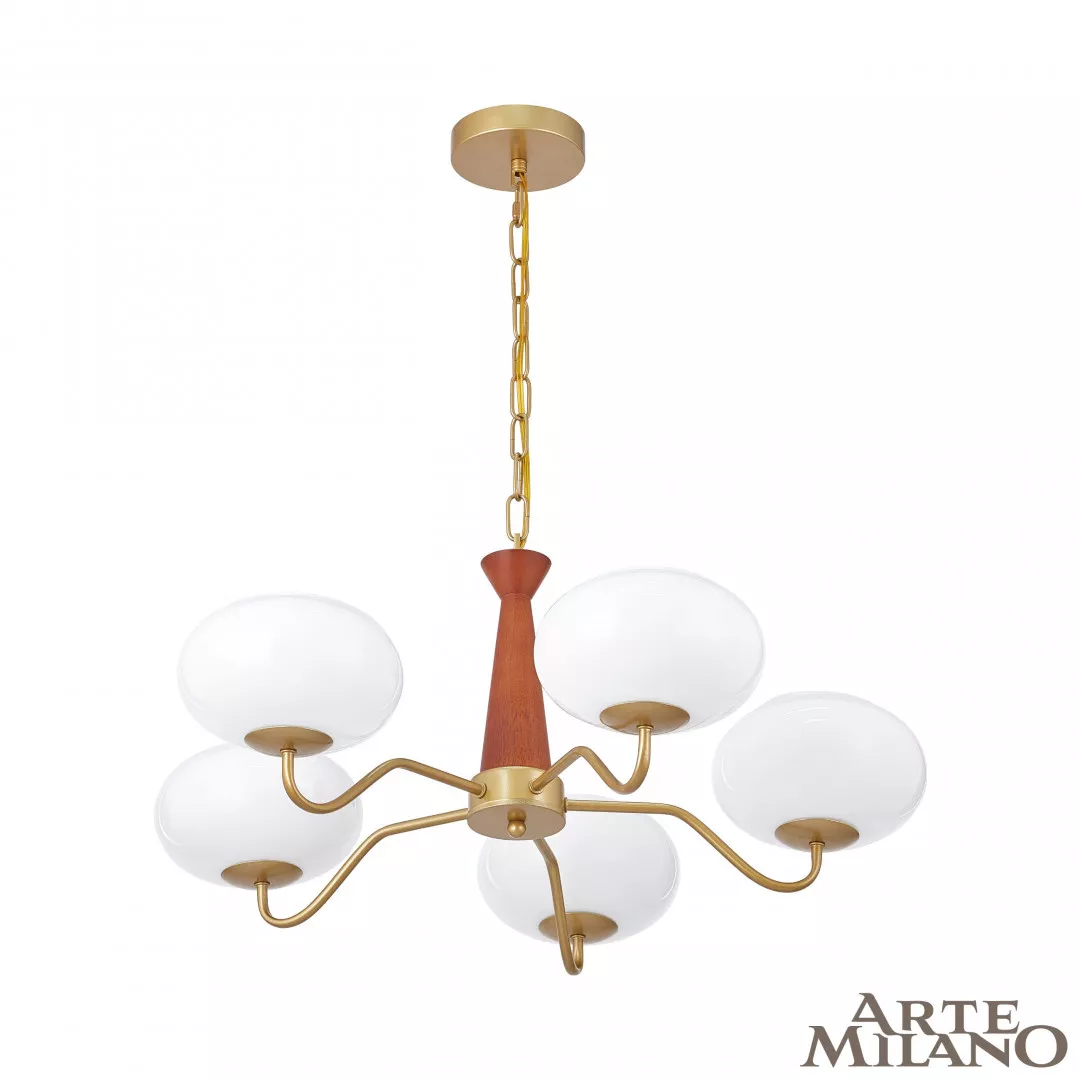 

Подвесная люстра Arte Milano Napoli 310166/D680/5 BS/WD