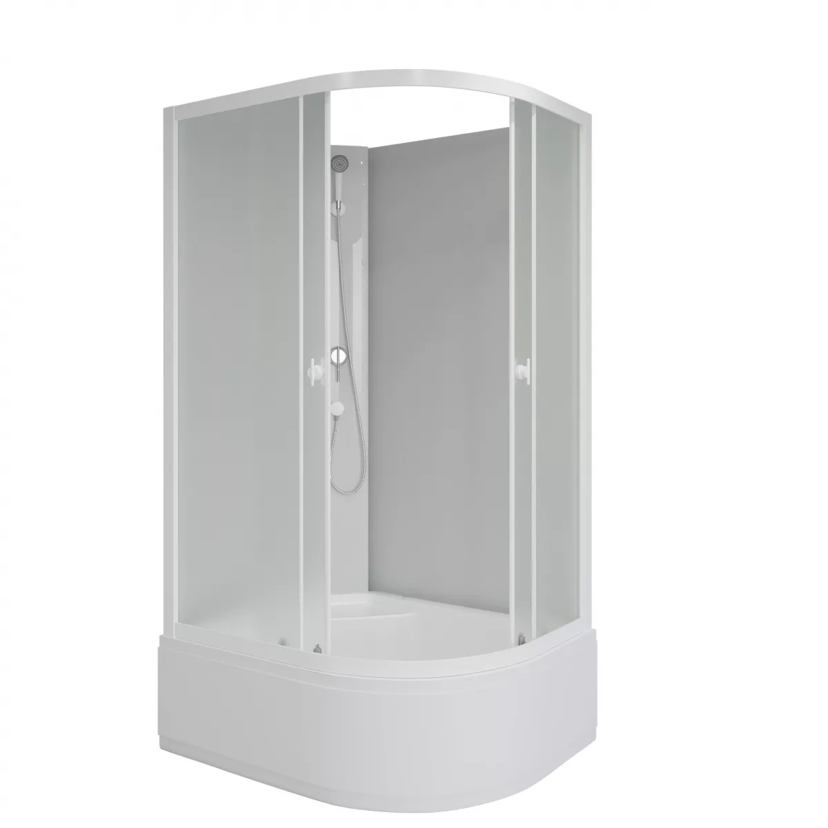 

Душевая кабина Niagara Promo P90/80/40L/MT/BK 90х80 см, без крыши, L
