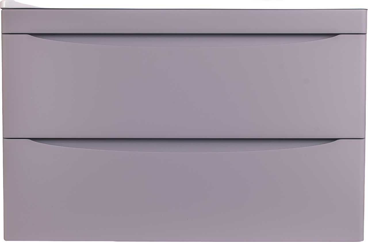 

Тумба с раковиной Style Line Бергамо Мини 80 Люкс Plus подвесная, антискрейтч серая