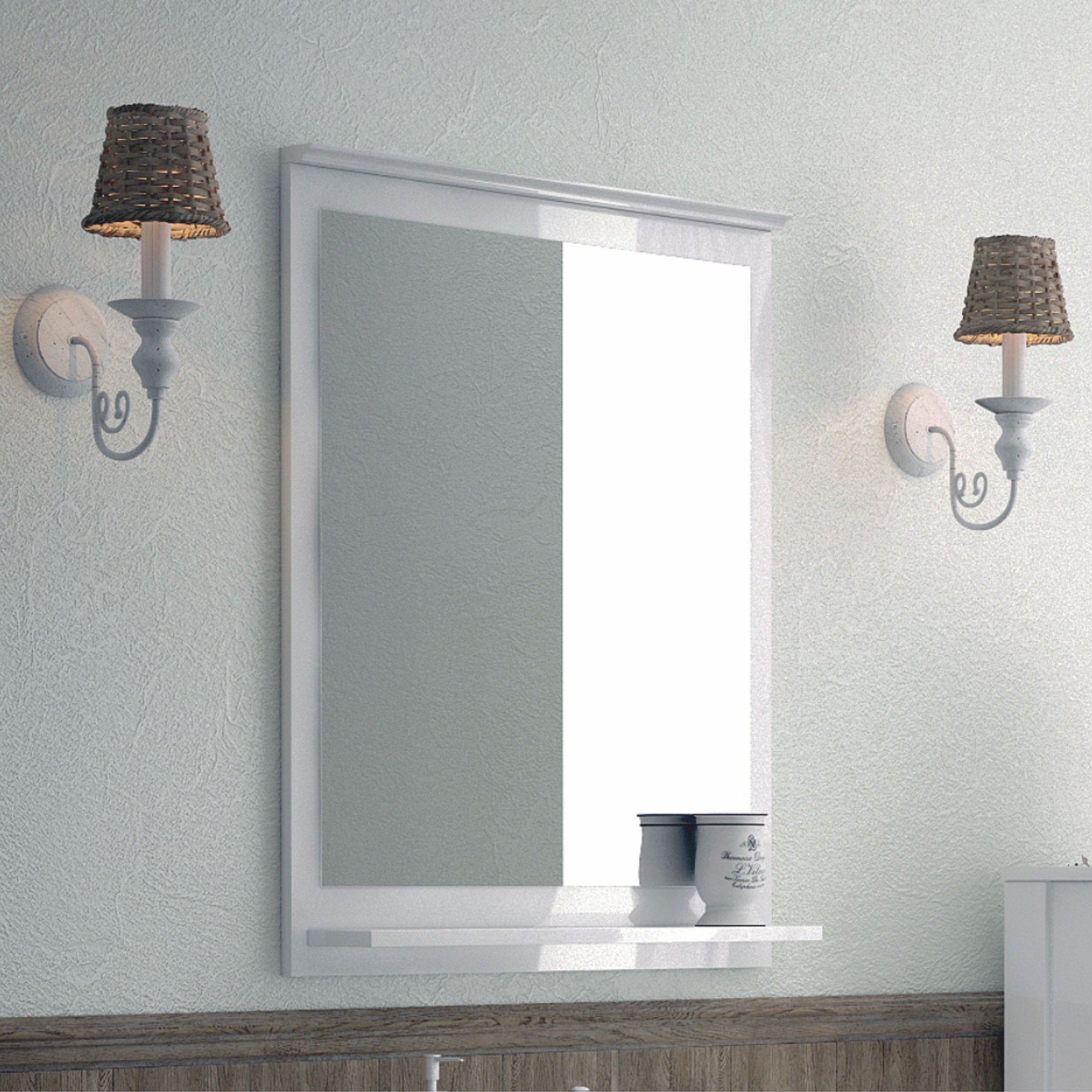 

Зеркало Corozo Блюз 65 с полкой