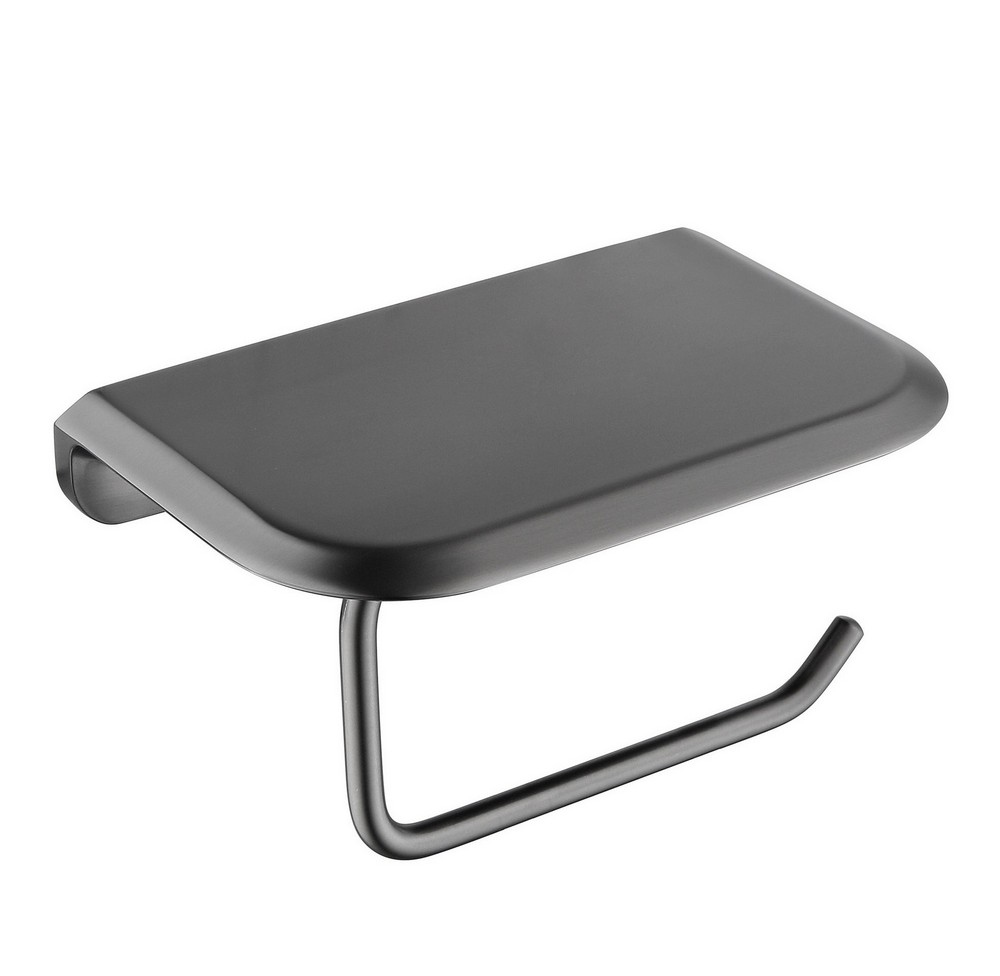 

Держатель для туалетной бумаги Abber Nord AA1530NG настенный, никель, с полкой