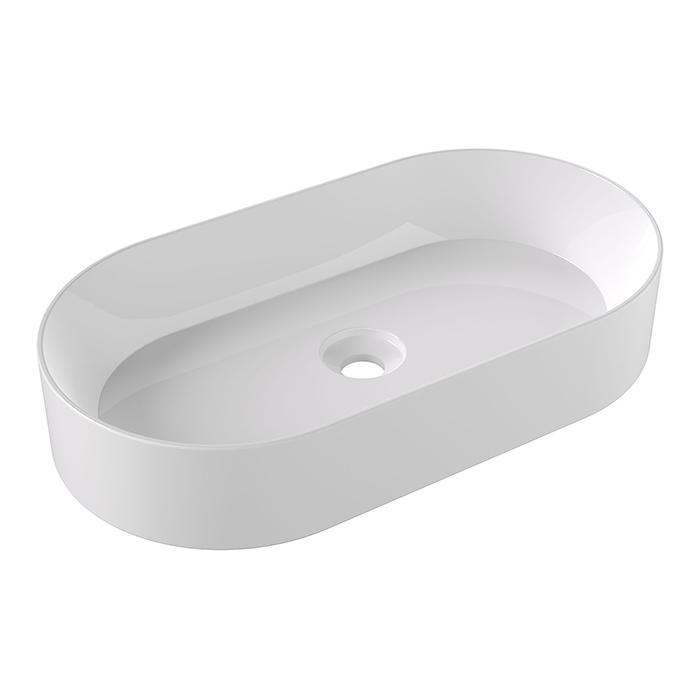 Alice Раковина SPY Oval 65x36хВ12 накладная без отверстия под смеситель белый глянцевый 38100₽