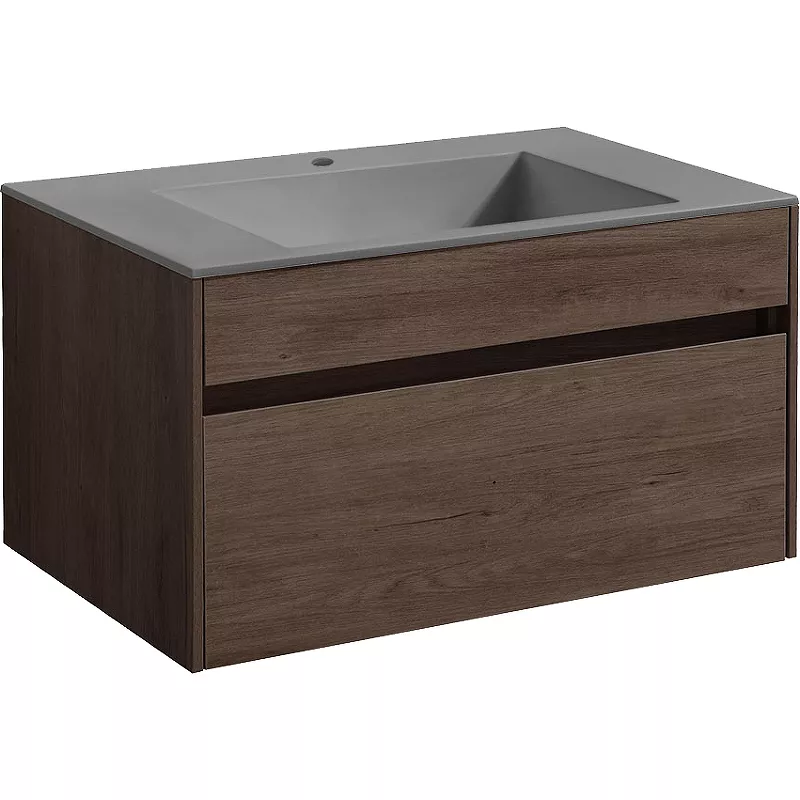 

Комплект мебели Vincea Chiara 80 темное дерево