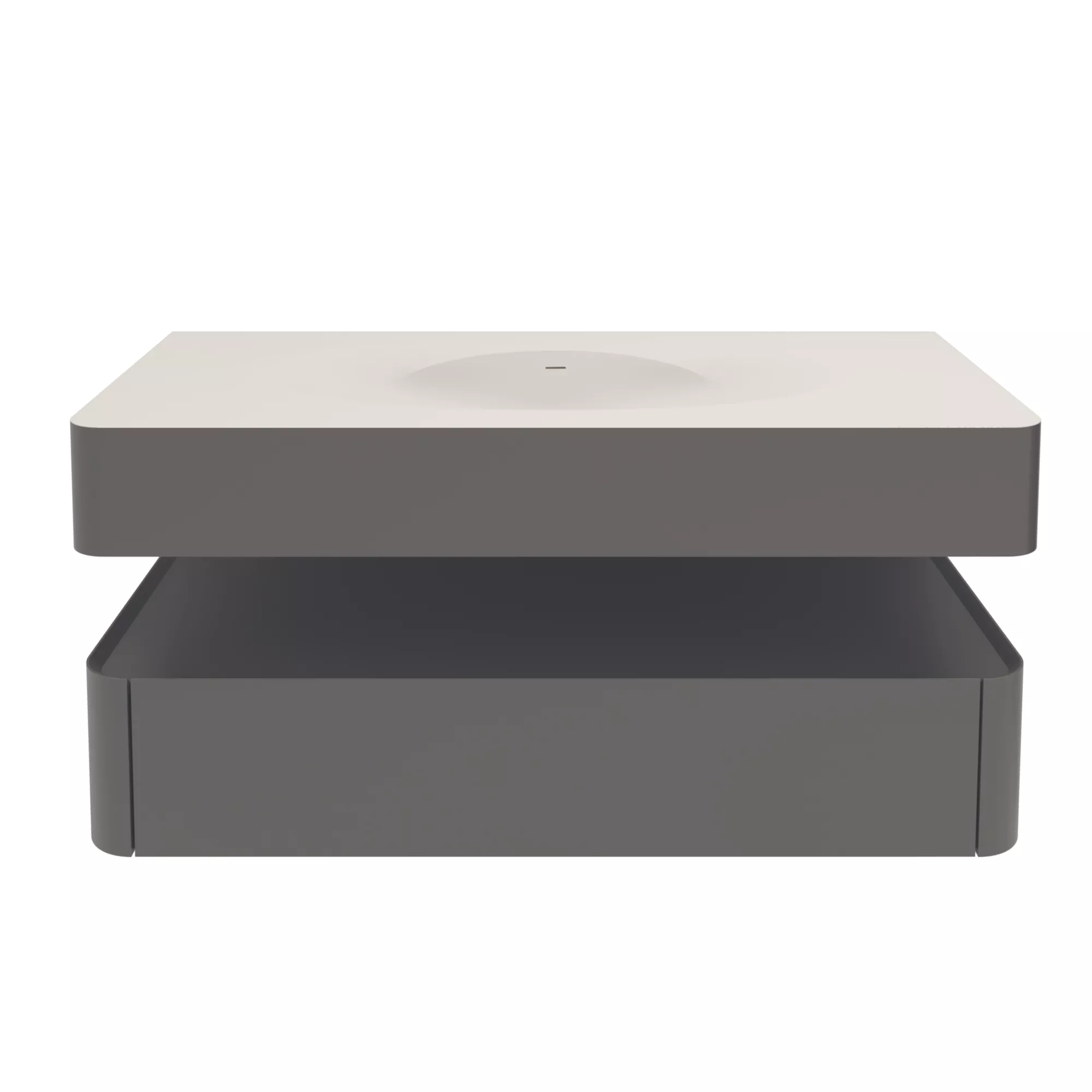 

База под раковину Vincea Caprise 1200 подвесная, 1 выкатной ящик soft close, серый матовый