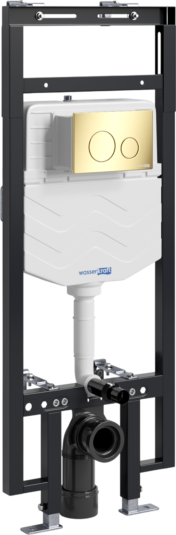 

Система инсталляции для унитазов Wasserkraft Dinkel 58TLT.010.ME.PG02 с кнопкой смыва золото