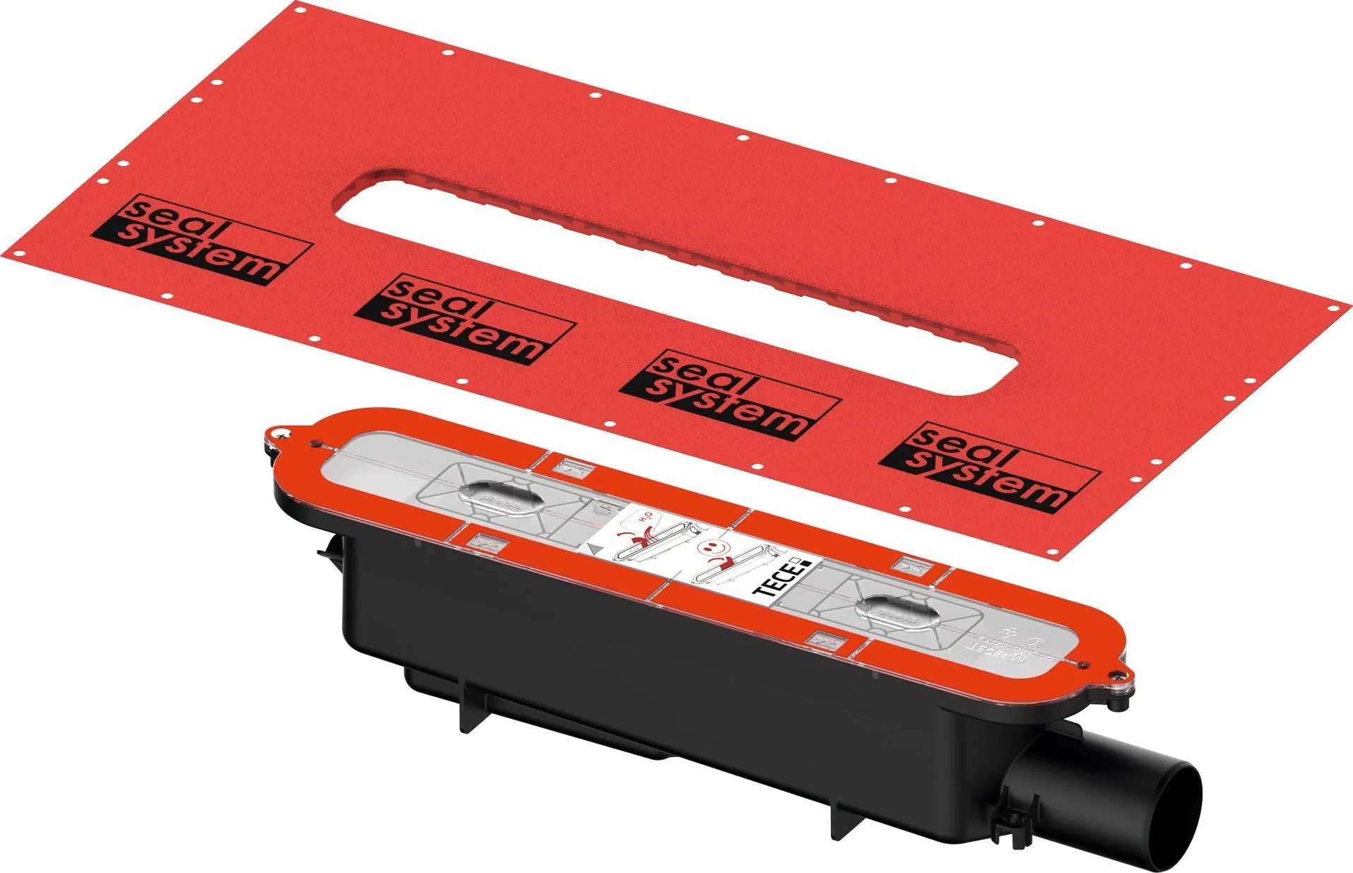  Santehnika Room Сифон для душевого лотка TECE Drainprofile 673002 DN 50