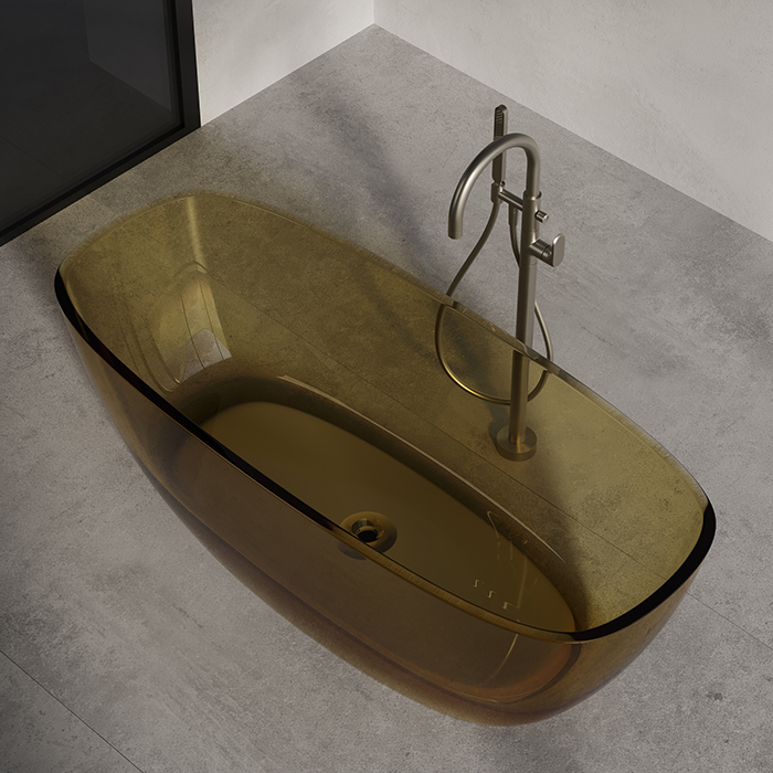 

DEA DESIGN (Soul) Ванна отдельностоящая 170x72xh56 см, из полимера Glasstech, с сифоном и хромиров. д/клапаном, цвет Classic Green R6