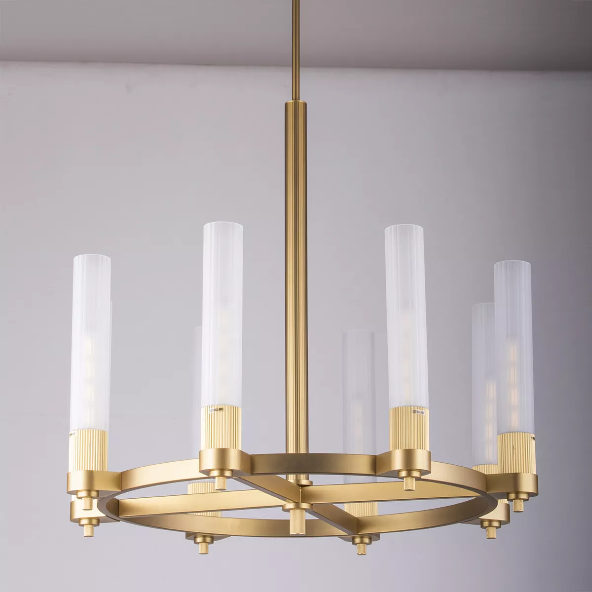

Люстра на штанге DeLight Collection MD2314-8A antique brass