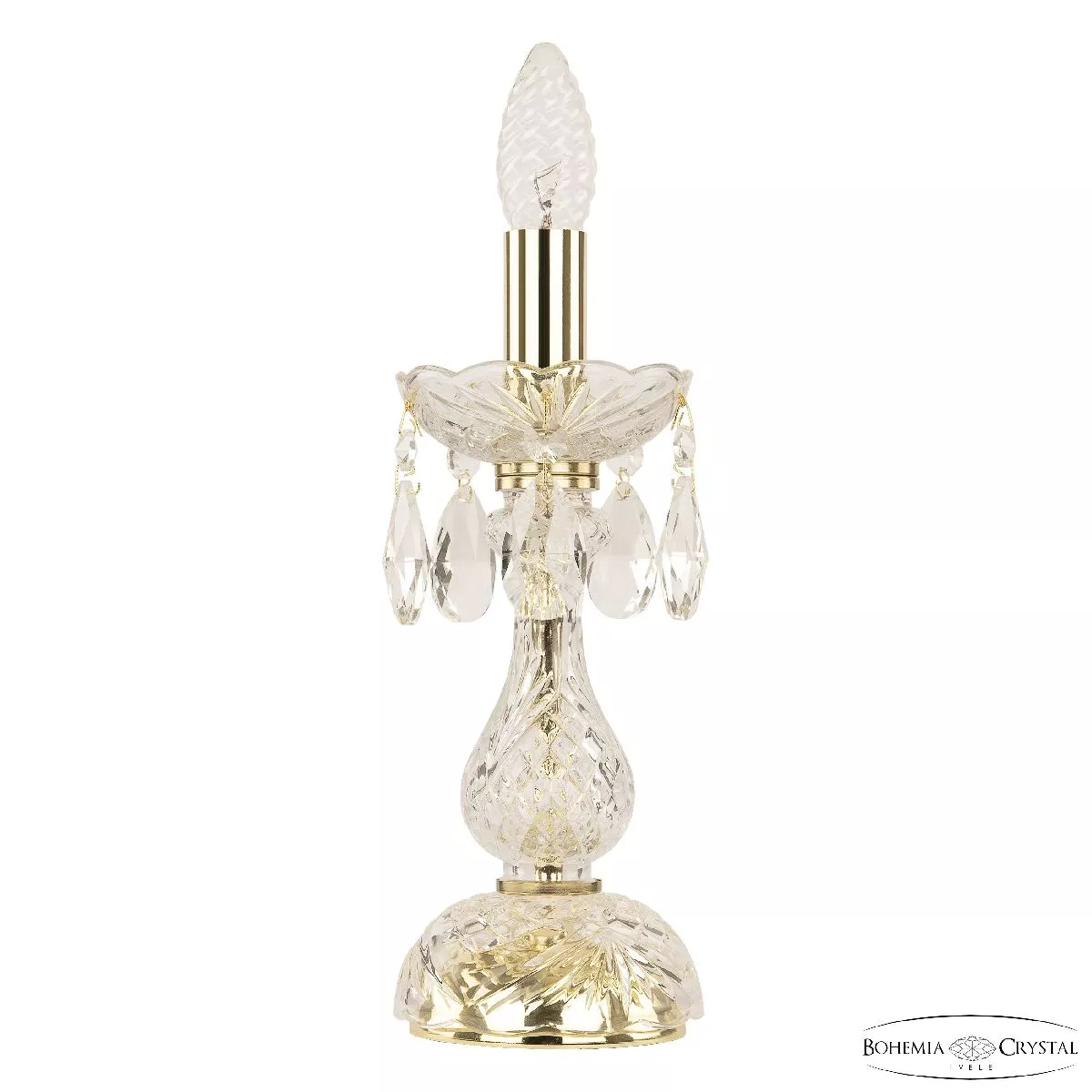 

Настольная лампа Bohemia Ivele Crystal 101L/1-27 G