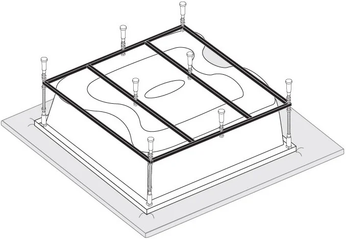 Каркас для ванны Vagnerplast Helios 194x170 VPK194170 - фото 1