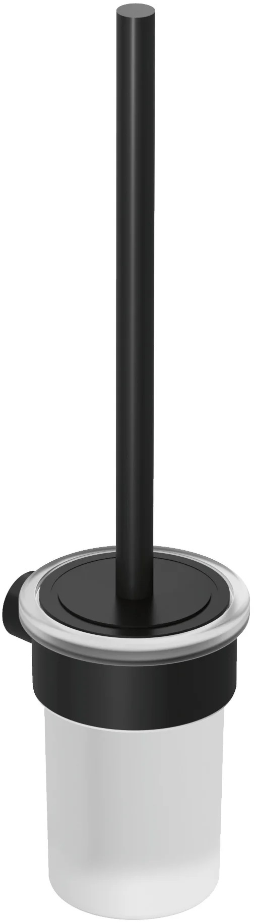 Ершик для унитаза Kludi Vela R 5897439 настенный матовый черный с подставкой и держателем 11061₽