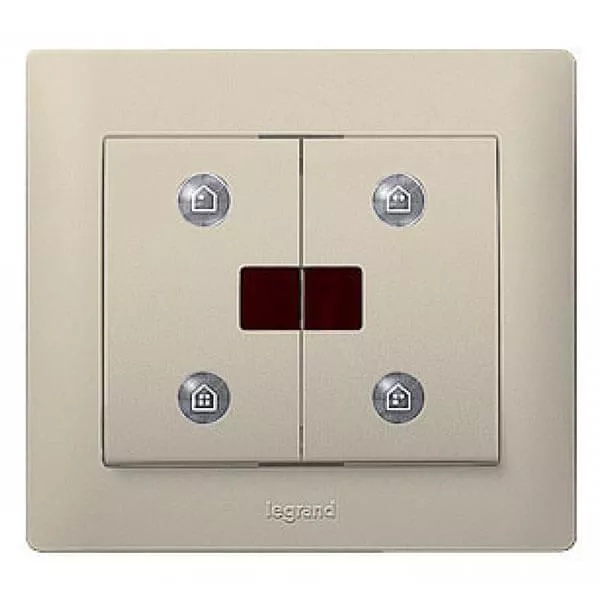 

Лицевая панель Legrand Galea Life сценарного выключателя IN ONE титановая 771493