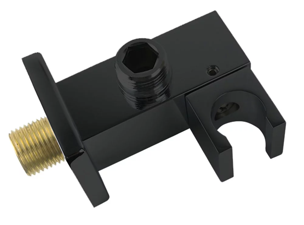 

Шланговое подключение Vincea с держателем для душа черный