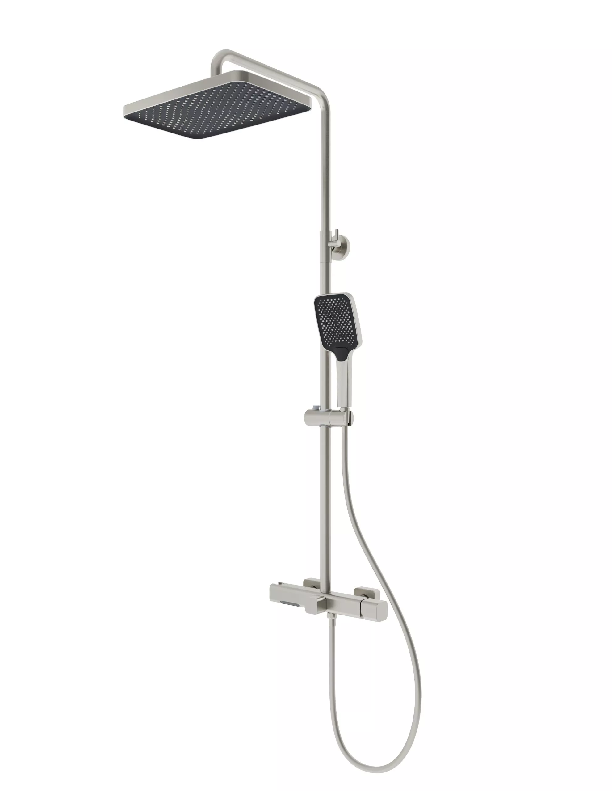 

Душевая стойка Vincea Core VSFS-4CO1BN с изливом, брашированный никель