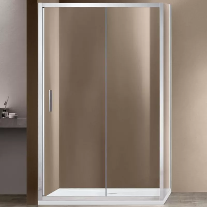   Santehnika Room Душевой уголок Vincea Garda 120х90 хром стекло прозрачное