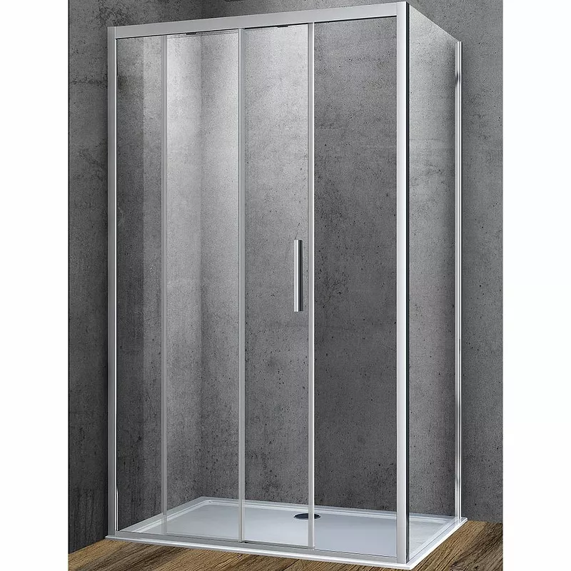

Душевой уголок Vincea Soft 150х80 хром стекло прозрачное