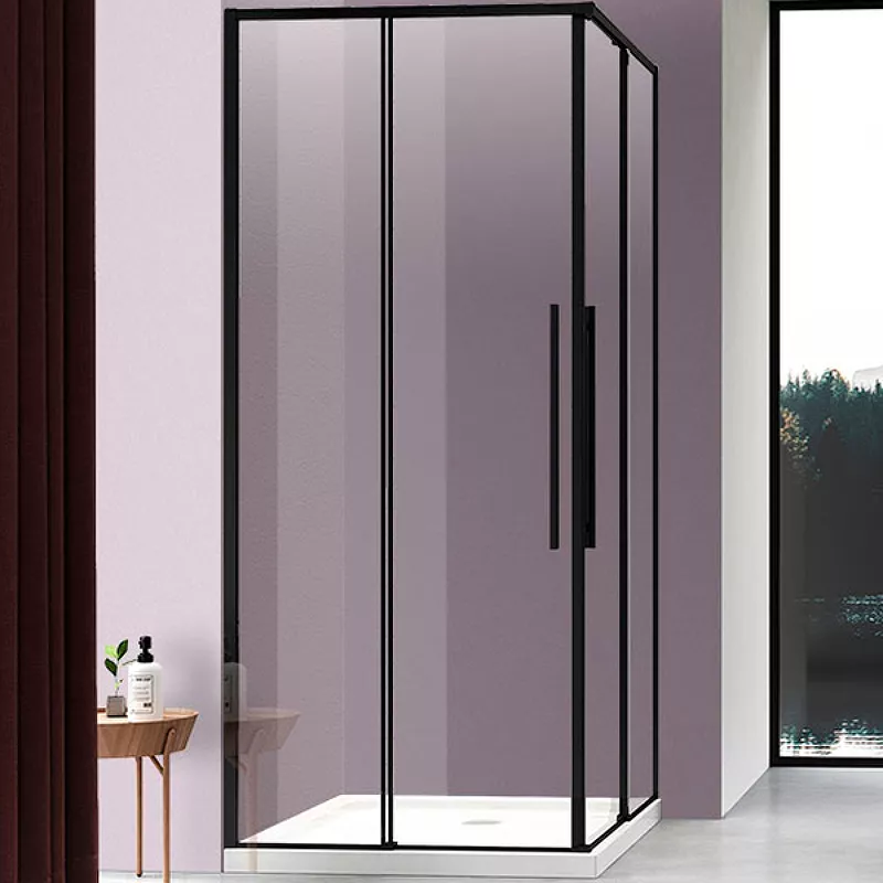 

Душевой уголок Vincea Slim-N VSS-4SN9010CLB 100x90, профиль черный
