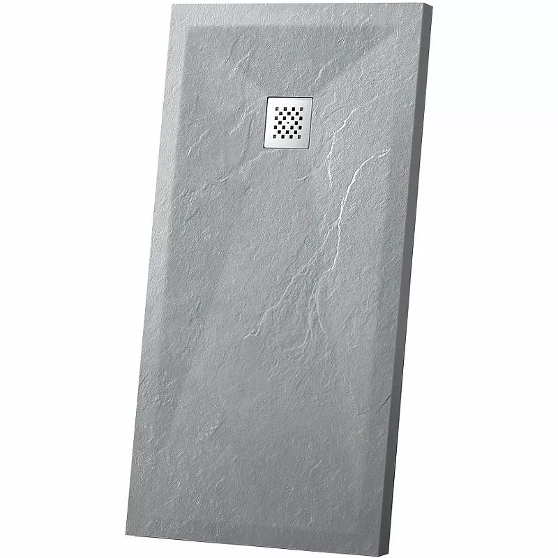 Душевой поддон из искусственного камня Vincea 100х90 серый VST-4SR9010G - фото 1
