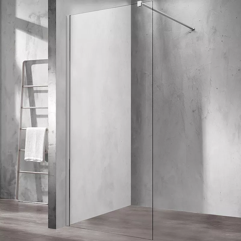 

Душевая перегородка Vincea Walk-In 110х200 хром стекло прозрачное