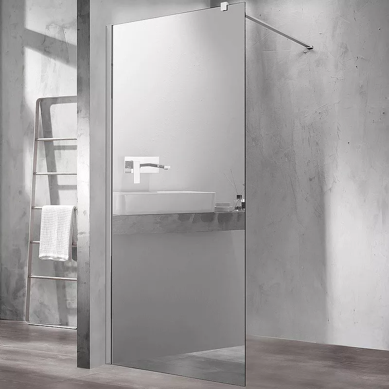 

Душевая перегородка Vincea Walk-In 90х200 хром стекло зеркальное