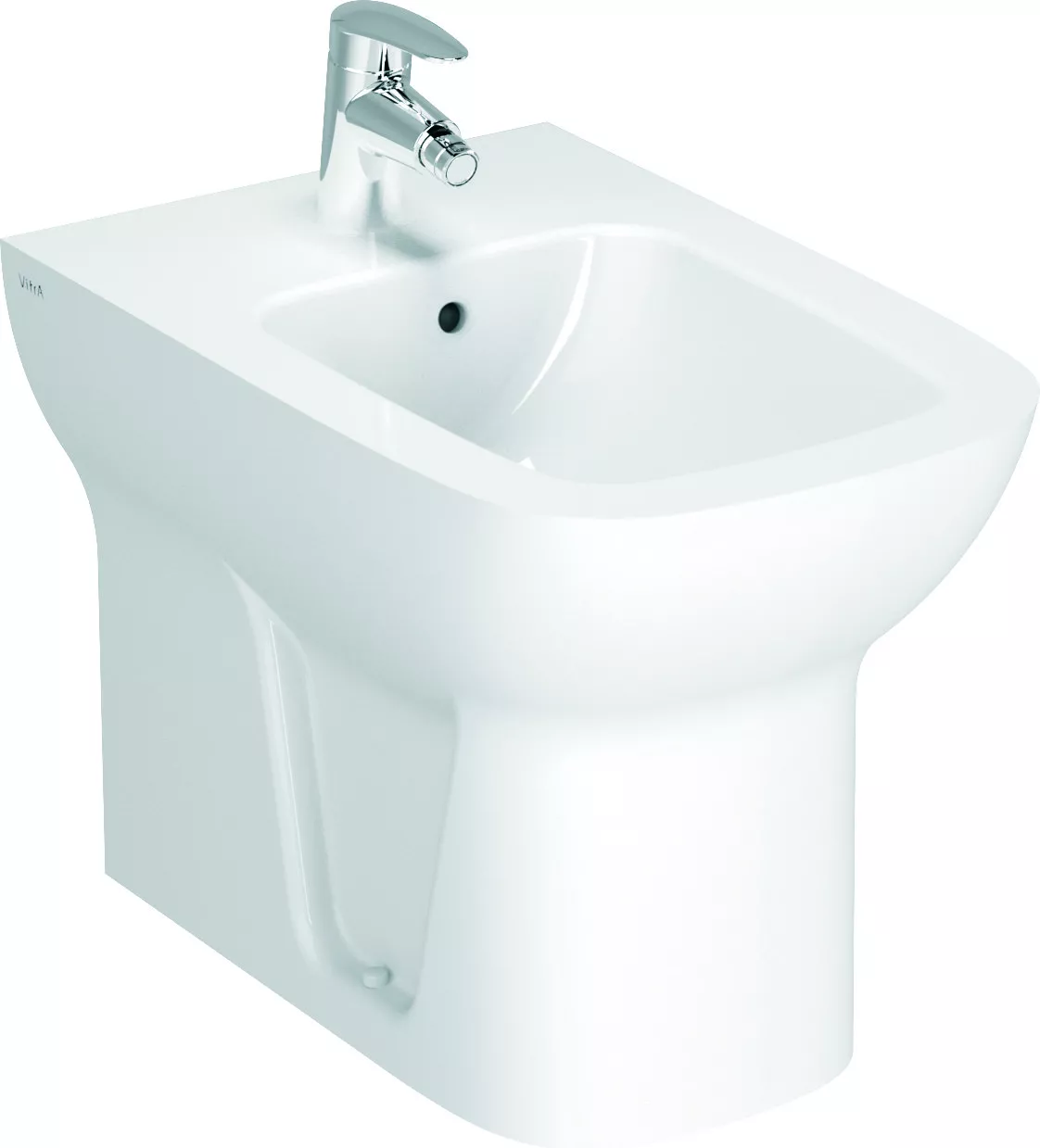 Биде напольное Vitra S20 (5509B003-0288), цвет белый