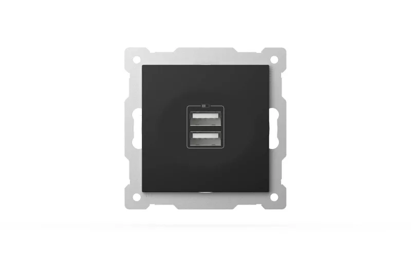 

Розетка USB 5V 2,1A 2-я ELBI Zena Vega 609-014800-143